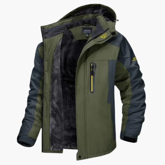 Herren Winter Outdoorjacke – Warm, Winddicht & Wasserabweisend für Alltag und Freizeit