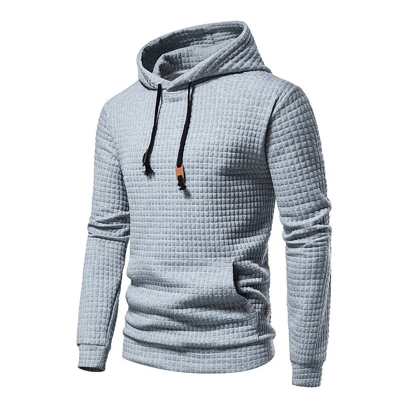 Samuel – Stilvoller Herren-Hoodie mit Farbblock-Patchwork