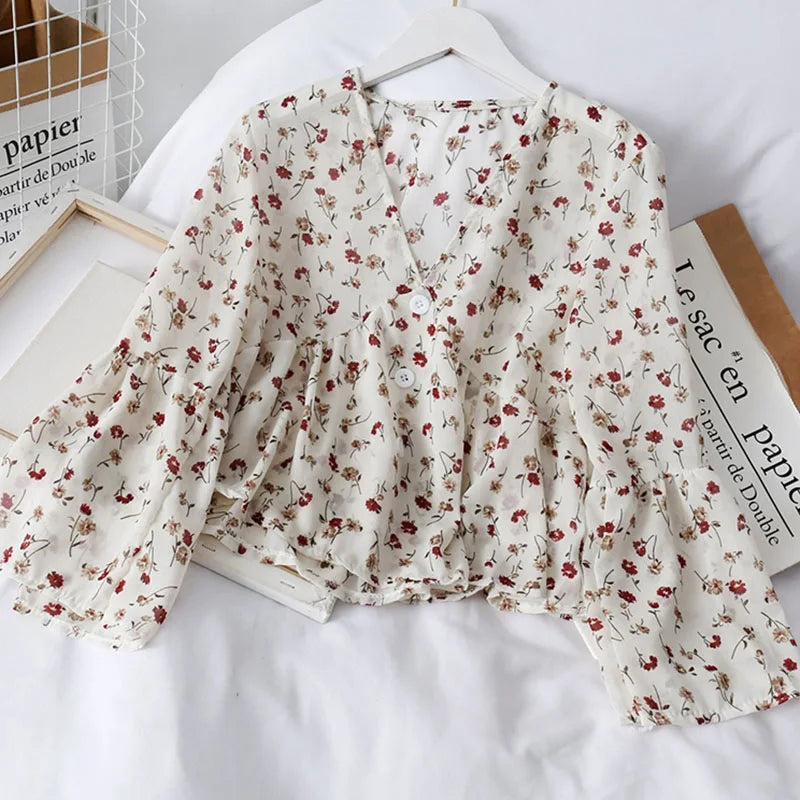 Chloé - Vintage Chiffon Lose Bluse