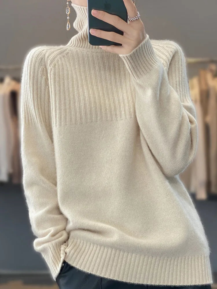 Rosalind - Trendiger Rollkragenpullover Für Damen