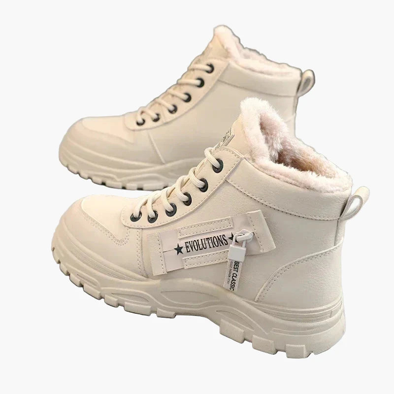 Damen Winter High-Top Sneaker Warm Gefüttert Outdoor Freizeit Schuhe