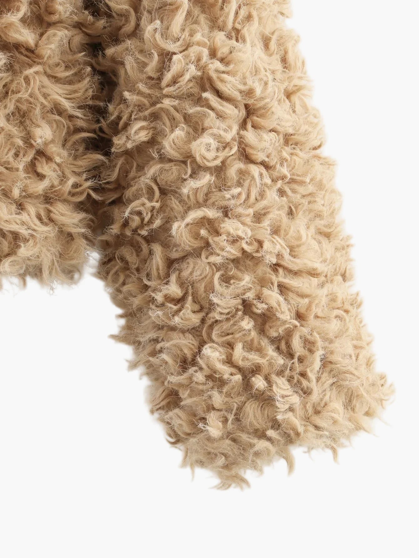 Damen Trendige Teddyfell Kurzjacke für Herbst und Winter – Modischer Freizeitstil