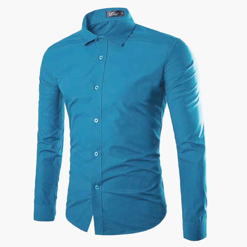 Herren Business Freizeit Hemd – Modernes Langarm Slim Fit Hemd für Büro & Alltag