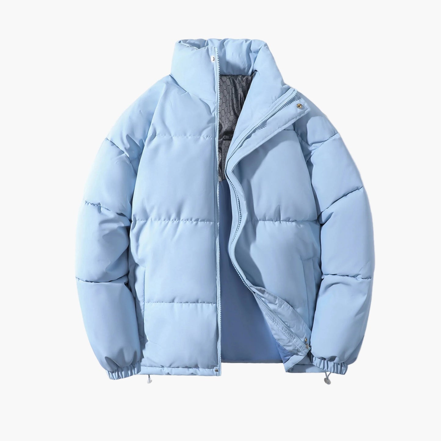 Unisex Winter Steppjacke – Urban Streetwear, Warm & Bequem für Alltag und Outdoor