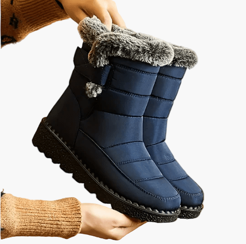 Damen Winterstiefel Wasserdicht mit Warmfutter und Rutschfester Sohle für Alltag & Outdoor