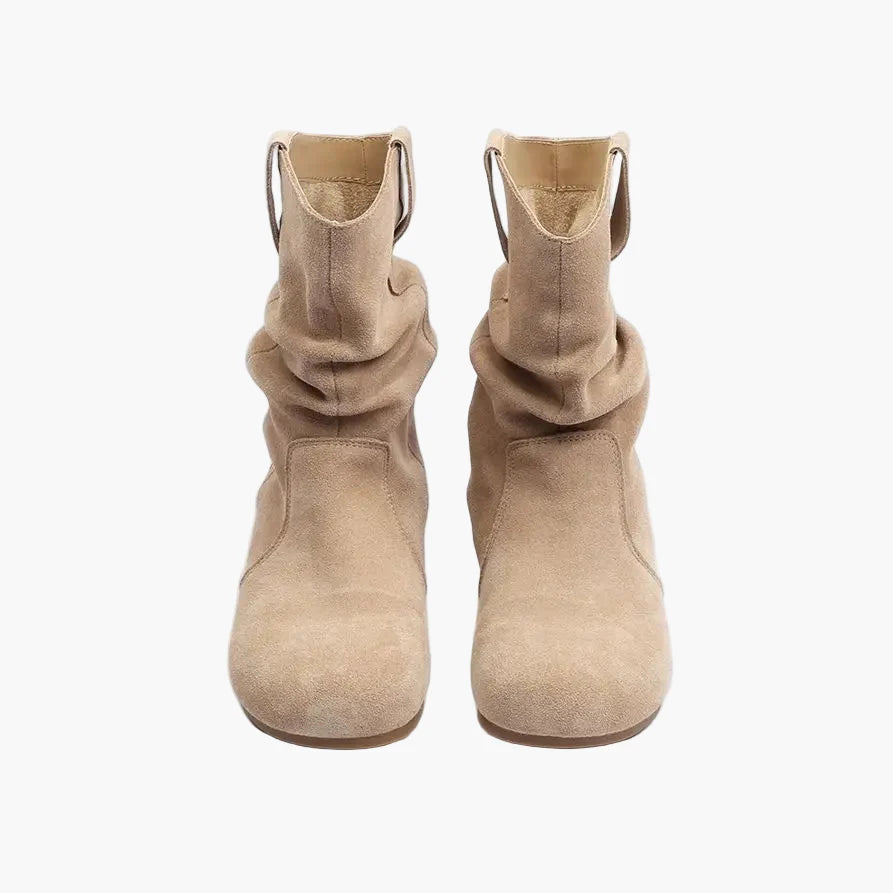 Damen Freizeitschuhe Stiefeletten Retro Stil Bequem für Alltag und Freizeit