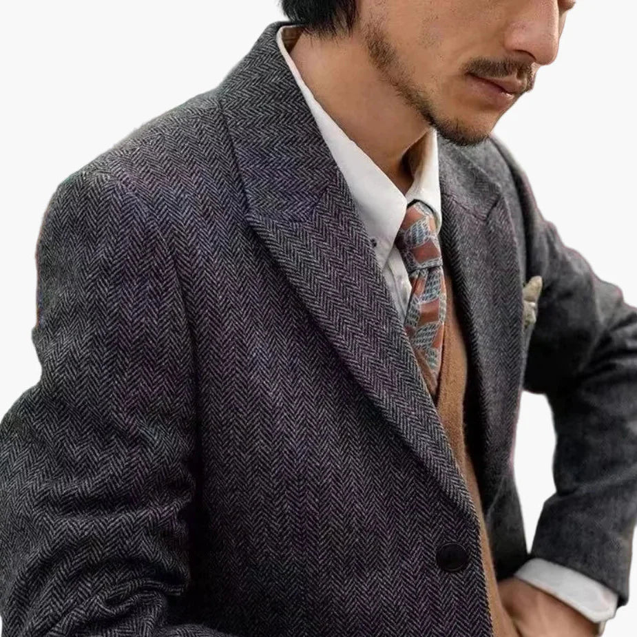 Herren Klassischer Business-Anzug mit Sakko – Eleganter Stil für Büro und festliche Anlässe