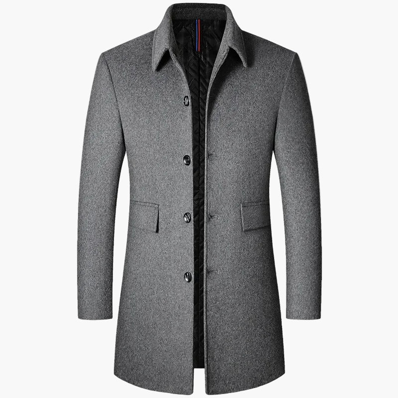 Herren Mantel im koreanischen Stil – Eleganter Trenchcoat für Alltag und Business