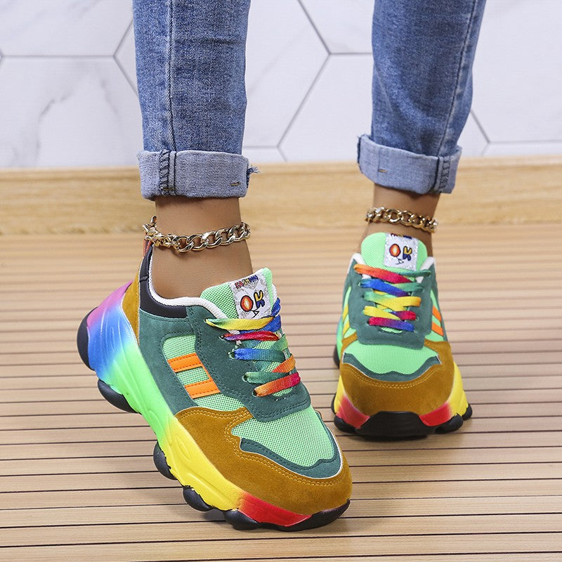 Ritva - Regenbogen Orthopädische Turnschuhe