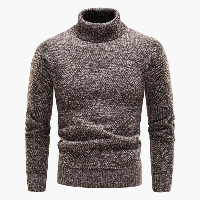 Herren Rollkragenpullover Klassisch Strickpullover Warm Freizeitmode