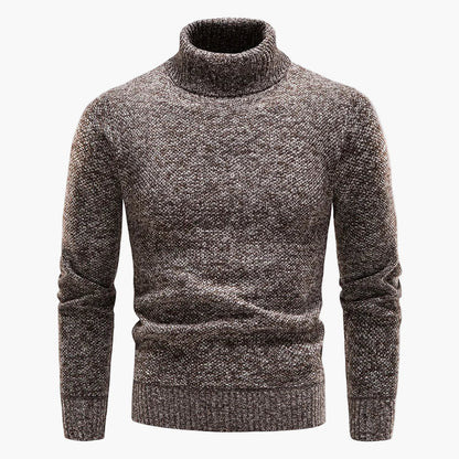 Herren Rollkragenpullover Klassisch Strickpullover Warm Freizeitmode