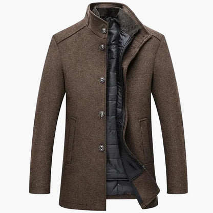 Herren Winter Mantel Klassisch Modern Freizeit Business Jacke