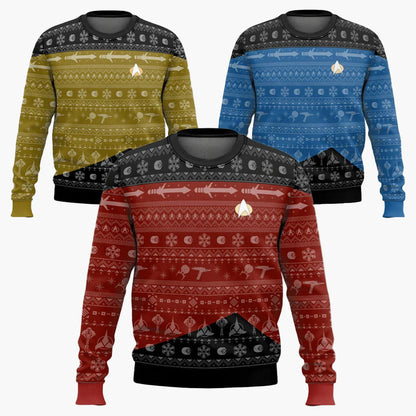 Herren Star Trek Pullover – Geek Weihnachts-Sweatshirt für Fans, Winter Freizeit