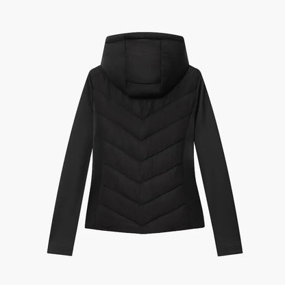 Damen Kapuzen-Steppjacke für Alltag und Outdoor – Regular Fit, modisch und vielseitig