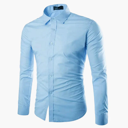 Herren Business Freizeit Hemd – Modernes Langarm Slim Fit Hemd für Büro & Alltag