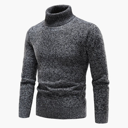 Herren Rollkragenpullover Klassisch Strickpullover Warm Freizeitmode