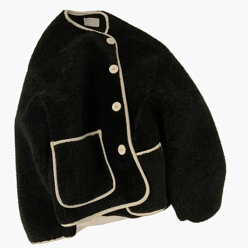 Damen Oversize Freizeitjacke im modernen Streetstyle – Herbst & Winter Übergangsjacke