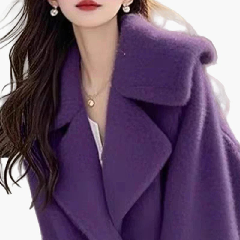 Damen Modische Oversize Kurzjacke für Herbst und Winter – Eleganter City-Look