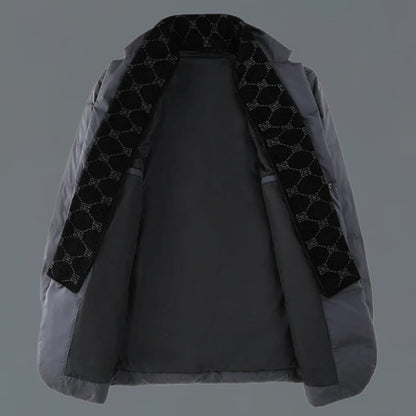 Herren Daunenblazer Elegant Gefüttert – Business & Freizeitjacke