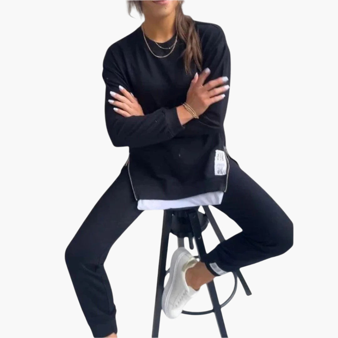 Damen Lounge-Set Zweiteiler Sportlich & Bequem für Alltag und Freizeit