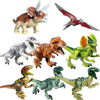 Kinder Dinosaurier Bausteine Figuren Set – Lernspielzeug für Jungen und Mädchen, Kreatives Sammelspielzeug