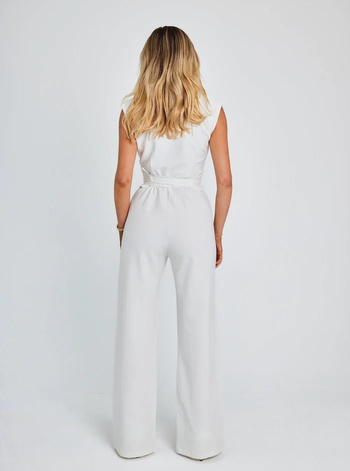 Eldrid - Ärmelloser Jumpsuit mit Gürtel