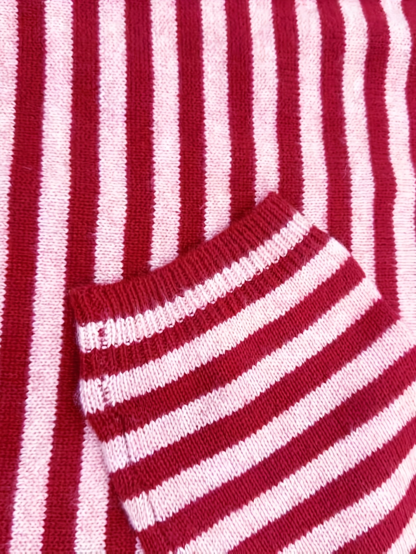 Damen Strickpullover im eleganten Streifen-Design für Herbst und Winter