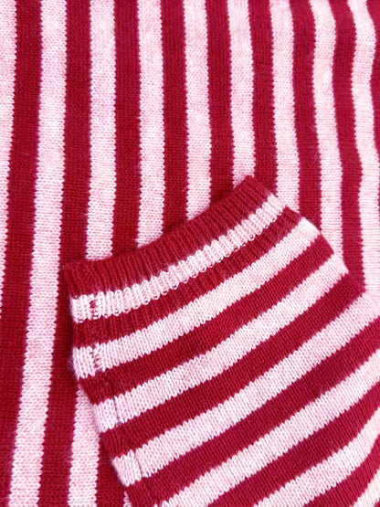 Damen Strickpullover im eleganten Streifen-Design für Herbst und Winter