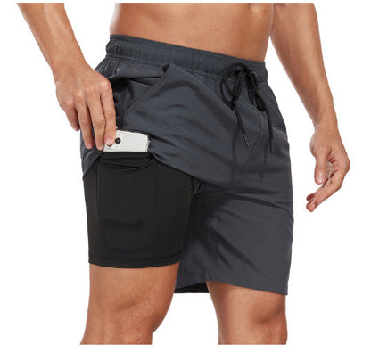 Herren Badeshorts mit Innentasche – Sportliche Strandshorts mit praktischem Smartphone-Fach