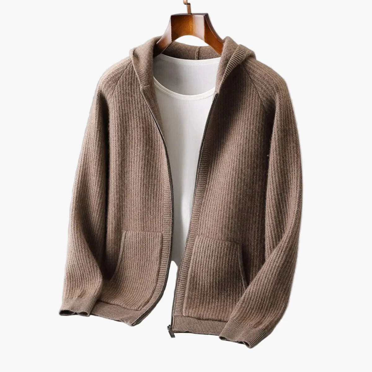 Herren Kapuzen-Cardigan – Moderner Hoodie für Alltag und Freizeit