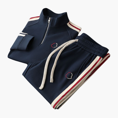 Herren Trainingsanzug im modernen Stil – Freizeit- & Sport-Loungewear mit Zipper