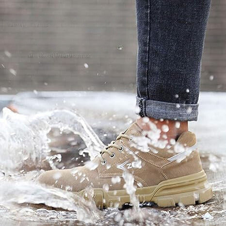 Herren Orthopädische Sicherheitsschuhe – Sportlicher Arbeitsschuh für Baustelle & Alltag