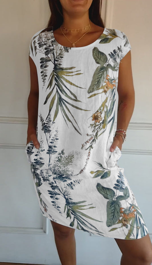 Vivian - Freizeitkleid mit Botanischem Druck