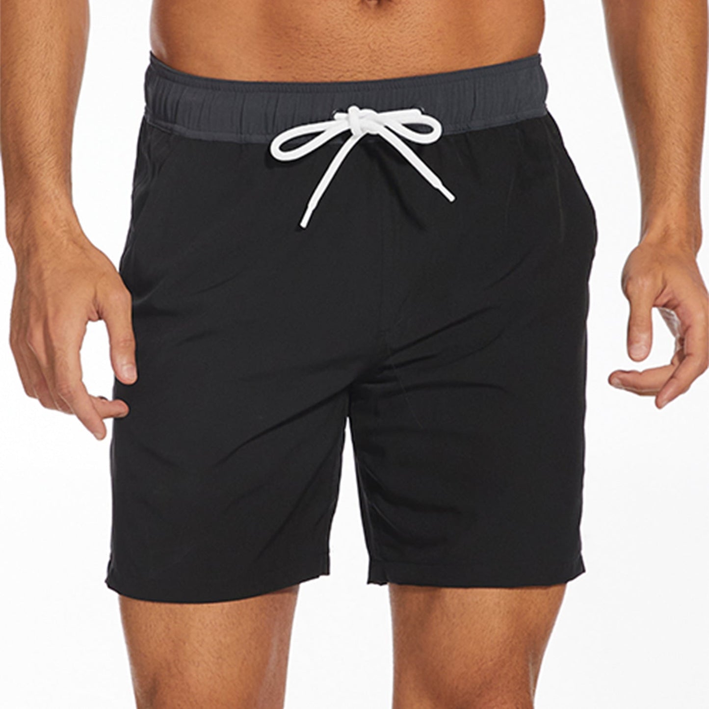 Herren Badeshorts mit Innentasche – Sportliche Strandshorts mit praktischem Smartphone-Fach