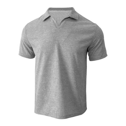 Herren Polo T-Shirt Slim Fit Freizeit Kurzarm Eleganter Look