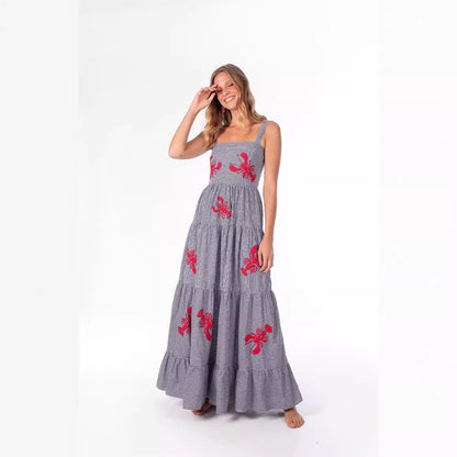 Ann – Langes Strandkleid für Frauen