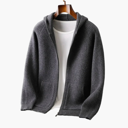 Herren Kapuzen-Cardigan – Moderner Hoodie für Alltag und Freizeit