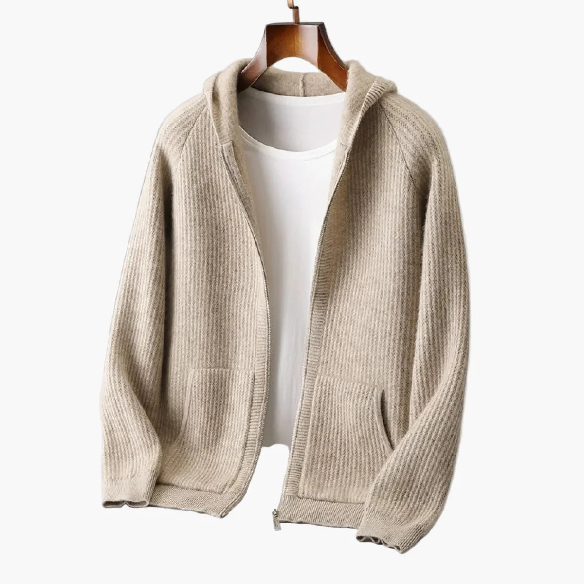 Herren Kapuzen-Cardigan – Moderner Hoodie für Alltag und Freizeit