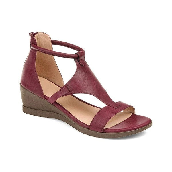 Gabrielle – Römische Damen-Wedges mit mittlerem Absatz