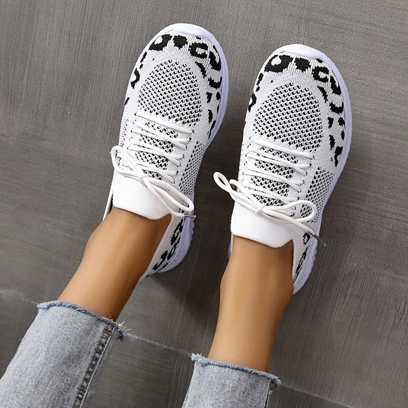 Marie – Damen-Sneaker mit Leopardenmuster