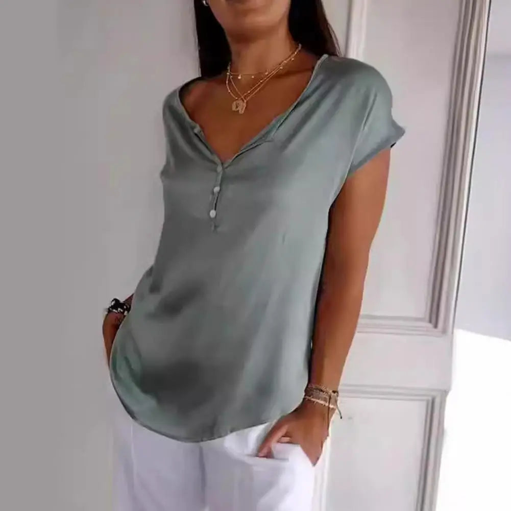 Mara-  Die Bluse mit V-Ausschnitt"