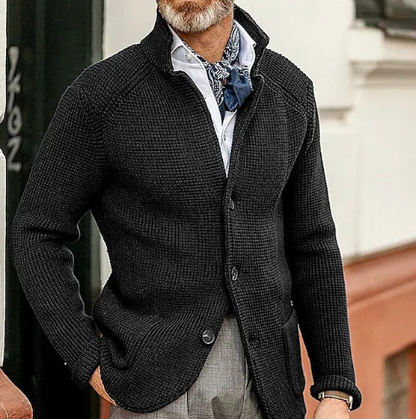 Silas - Eleganter Herren-Cardigan Mit Taschen