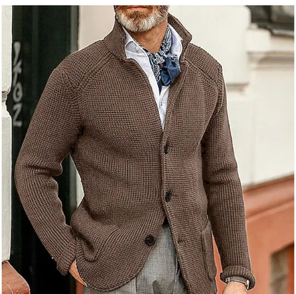 Silas - Eleganter Herren-Cardigan Mit Taschen