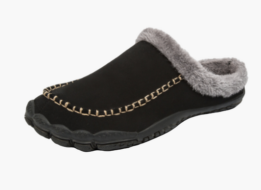 Herren Hausschuhe Slip-On Pantoffeln – Bequeme, warme und stilvolle Indoor-Schuhe mit Antirutschsohle