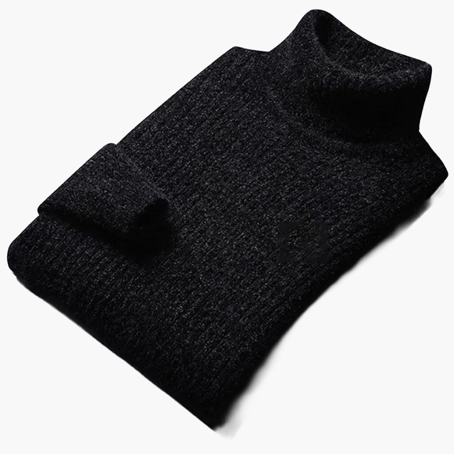 Herren Strickpullover mit Stehkragen – Modischer Alltagspullover für Büro & Freizeit