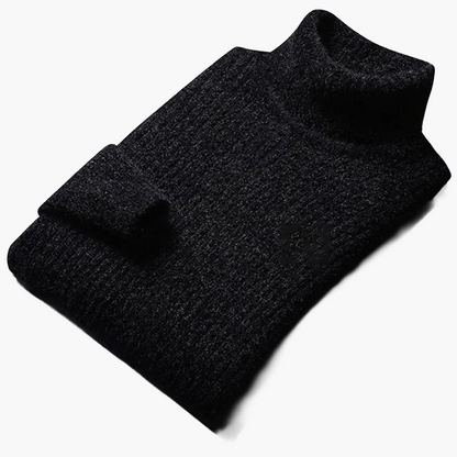 Herren Strickpullover mit Stehkragen – Modischer Alltagspullover für Büro & Freizeit