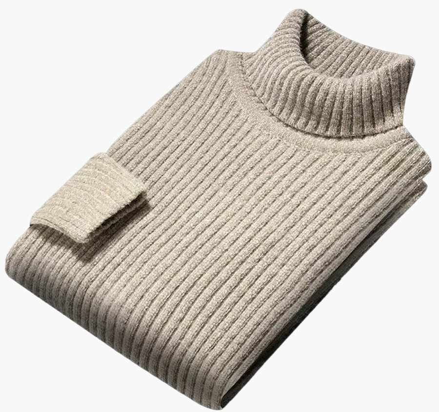 Herren Strickpullover mit Stehkragen – Modischer Alltagspullover für Büro & Freizeit