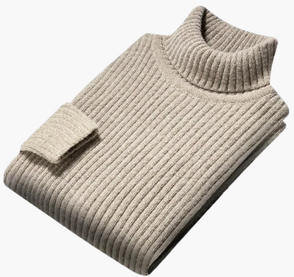 Herren Strickpullover mit Stehkragen – Modischer Alltagspullover für Büro & Freizeit