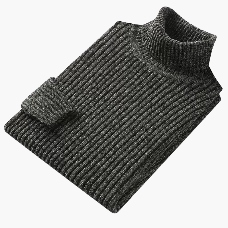 Herren Strickpullover mit Stehkragen – Modischer Alltagspullover für Büro & Freizeit