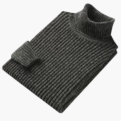 Herren Strickpullover mit Stehkragen – Modischer Alltagspullover für Büro & Freizeit